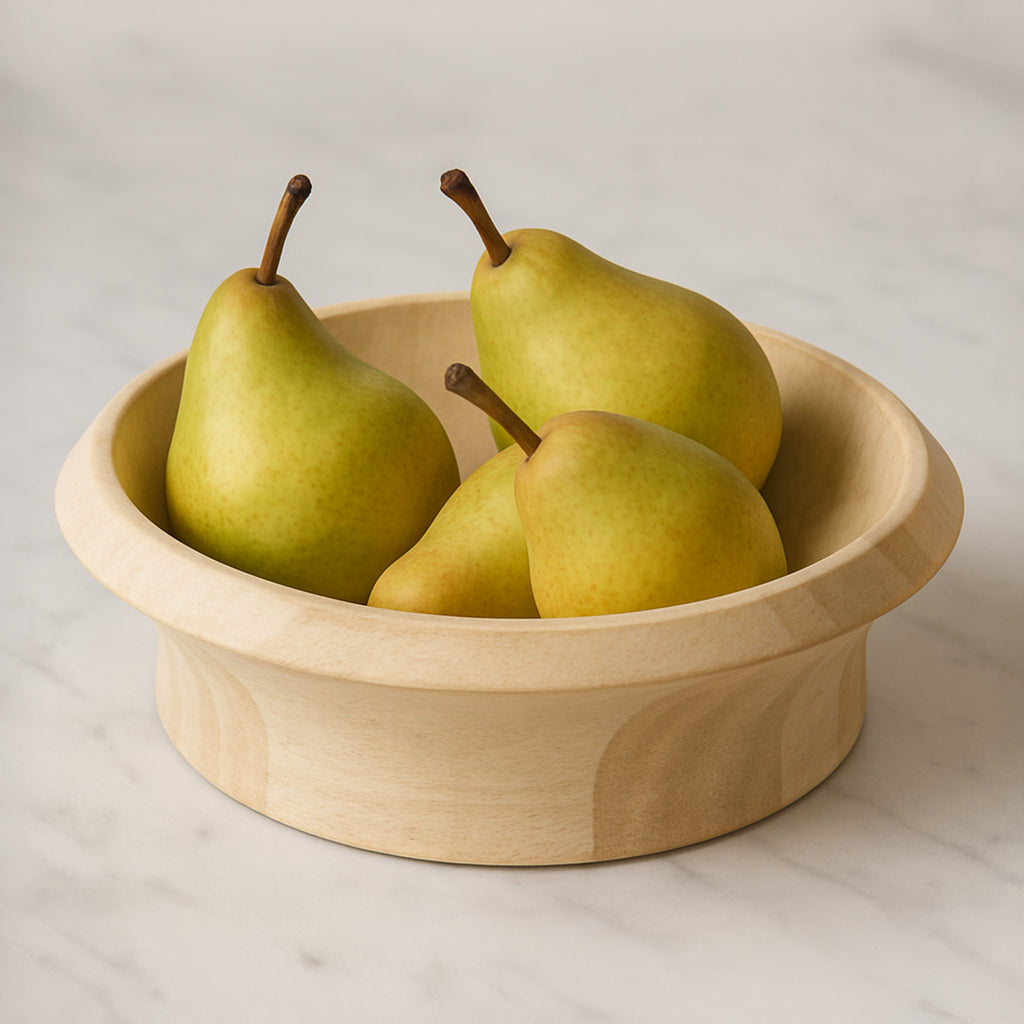 Olen Bowl White Wash - 1630Living