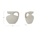 Vila 9.5In Sculptural Vessel Cream White - 1630Living