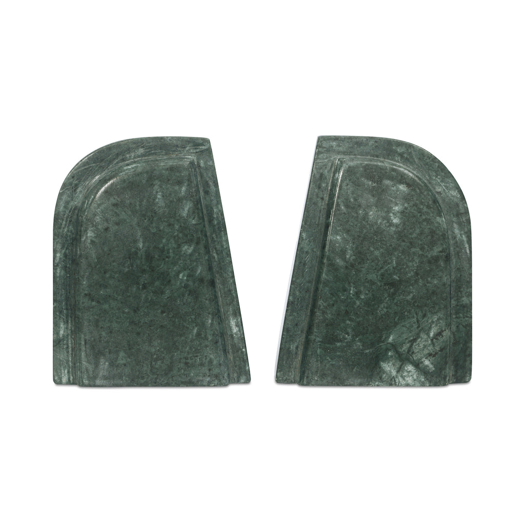 Zane Marble Bookends - Set Of 2 - 1630Living