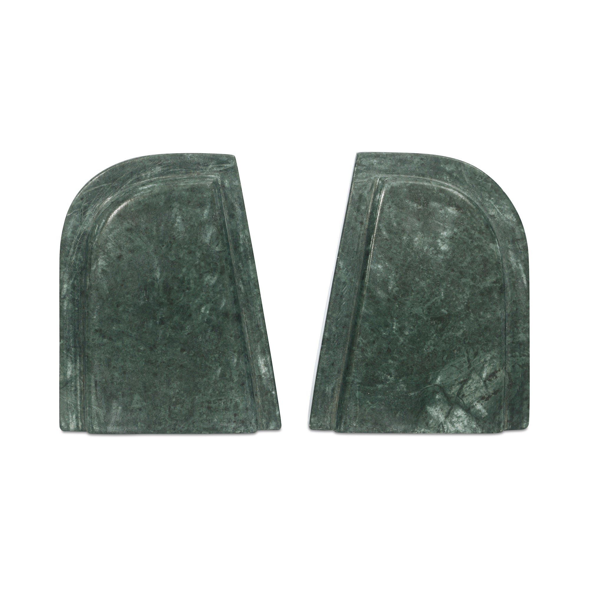 Zane Marble Bookends - Set Of 2 - 1630Living