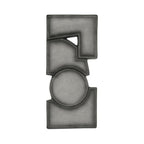 Teo Wall Sculpture Charcoal - 1630Living