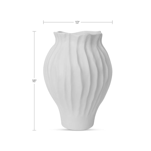 Adria 18In Vessel White - 1630Living