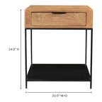 Joliet Side Table Natural - 1630Living