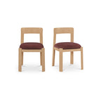 Oli Dining Chair Berry - Set of Two - 1630Living