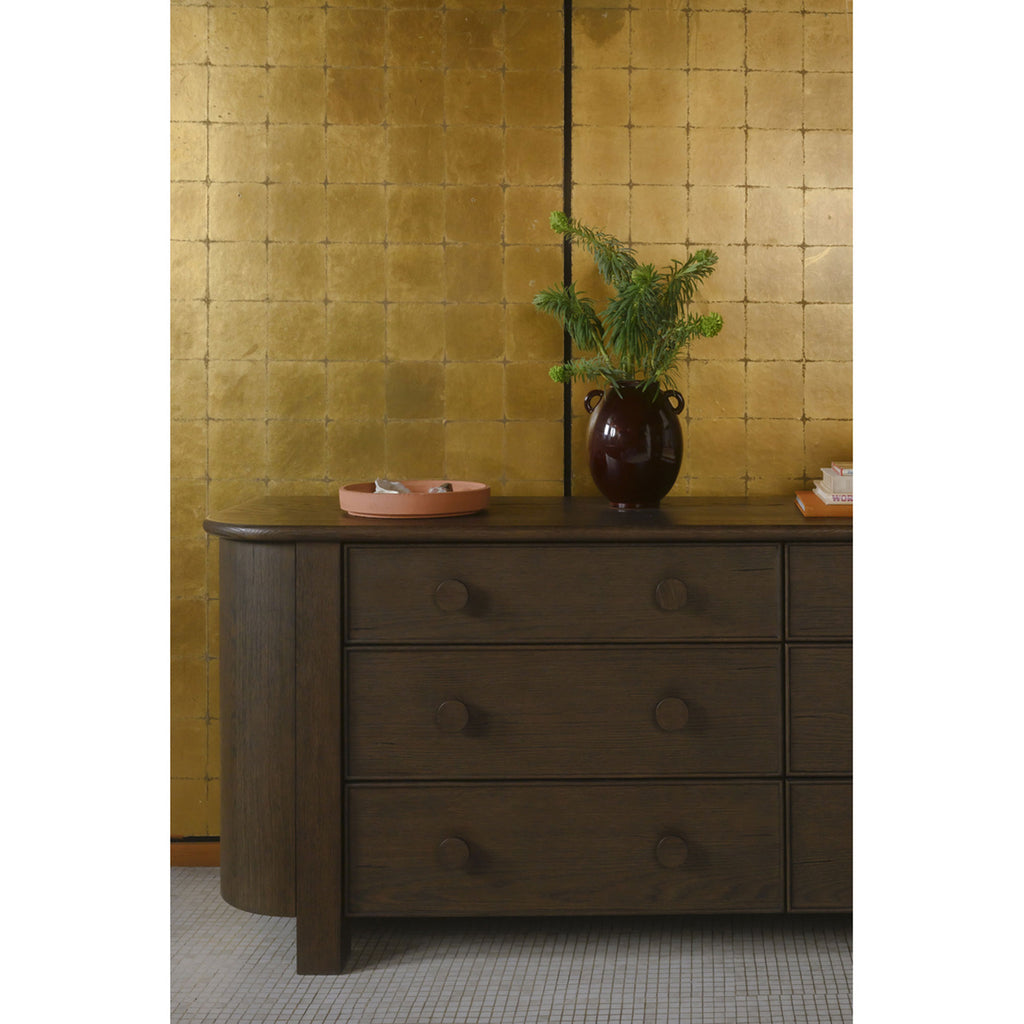Loren 6 Drawer Dresser Dark Brown - 1630Living