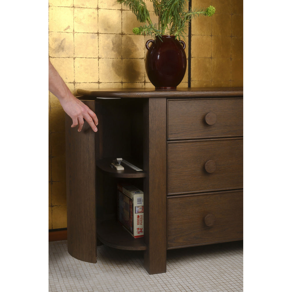 Loren 6 Drawer Dresser Dark Brown - 1630Living