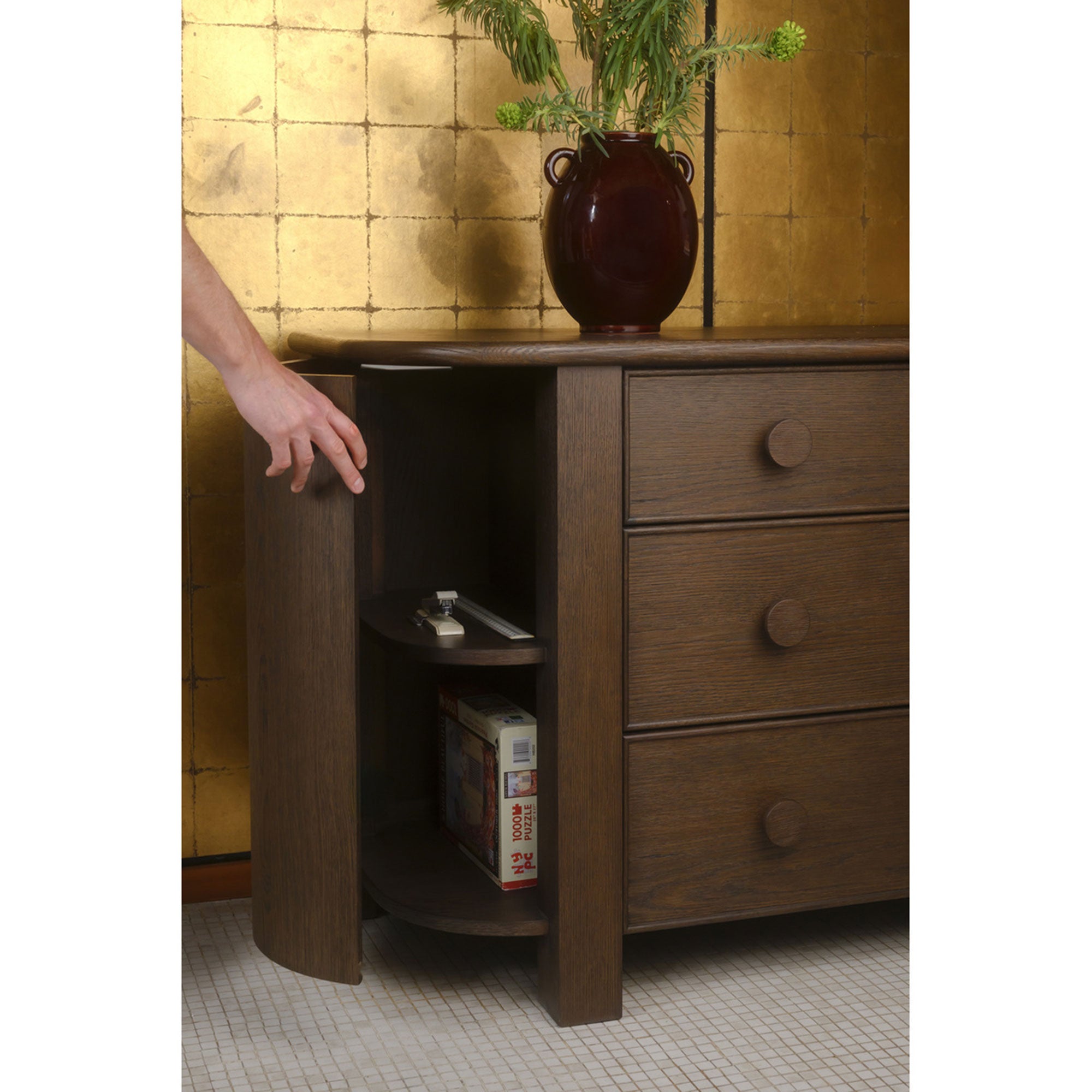Loren 6 Drawer Dresser Dark Brown - 1630Living