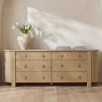 Loren 6 Drawer Dresser Natural - 1630Living