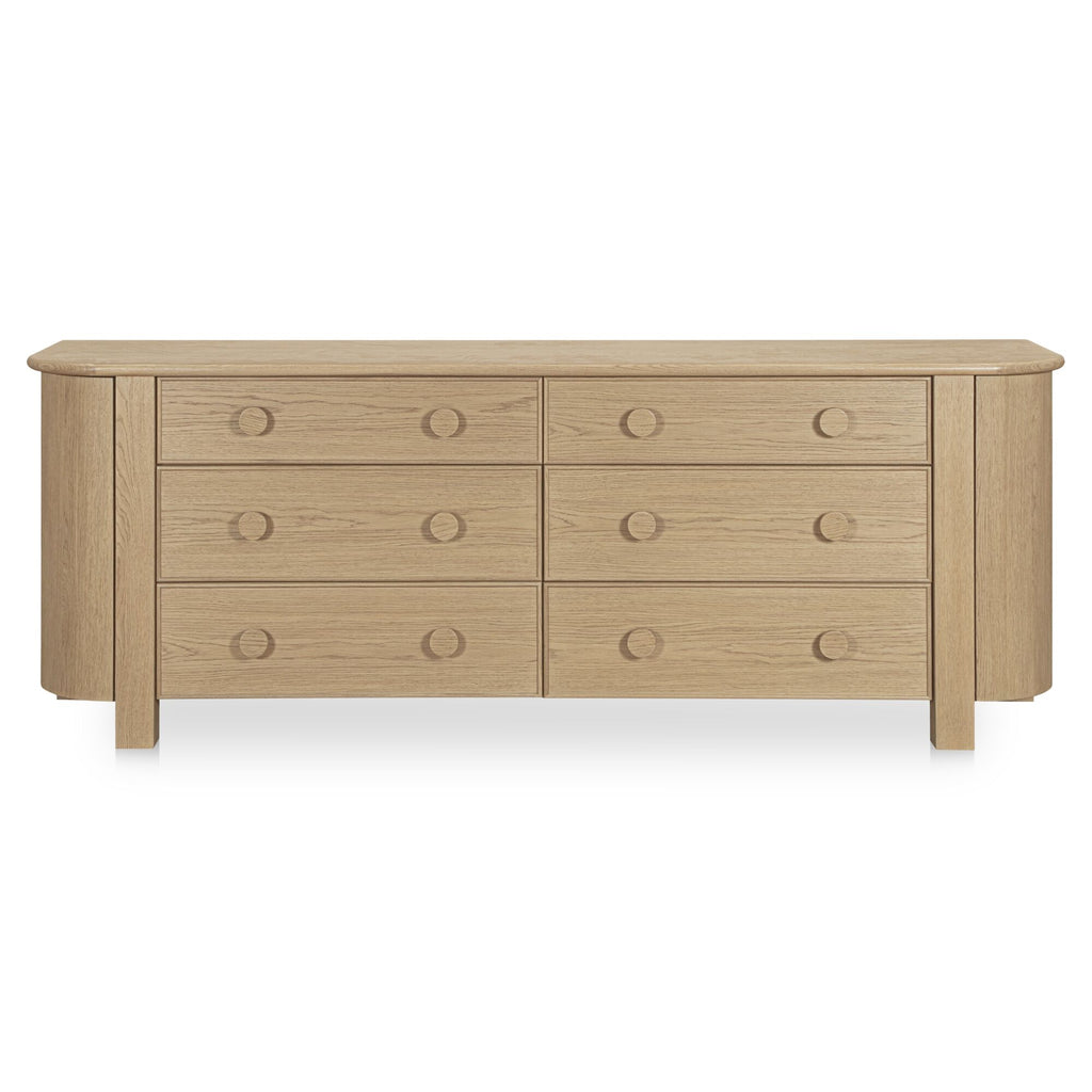 Loren 6 Drawer Dresser Natural - 1630Living