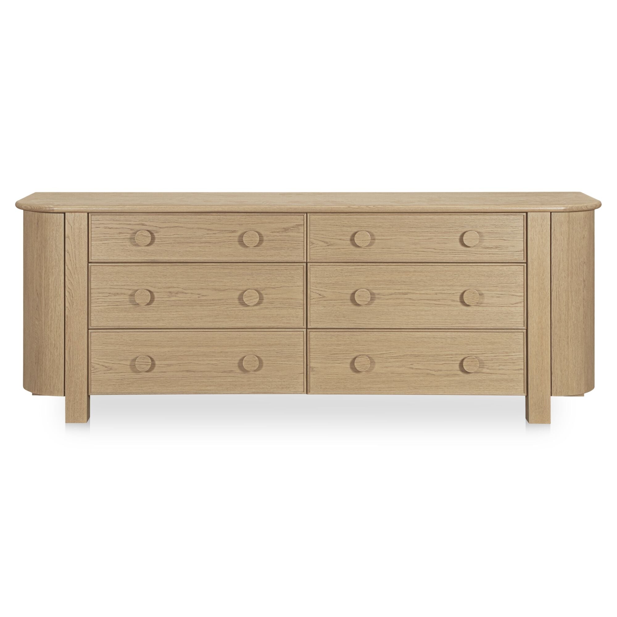 Loren 6 Drawer Dresser Natural - 1630Living