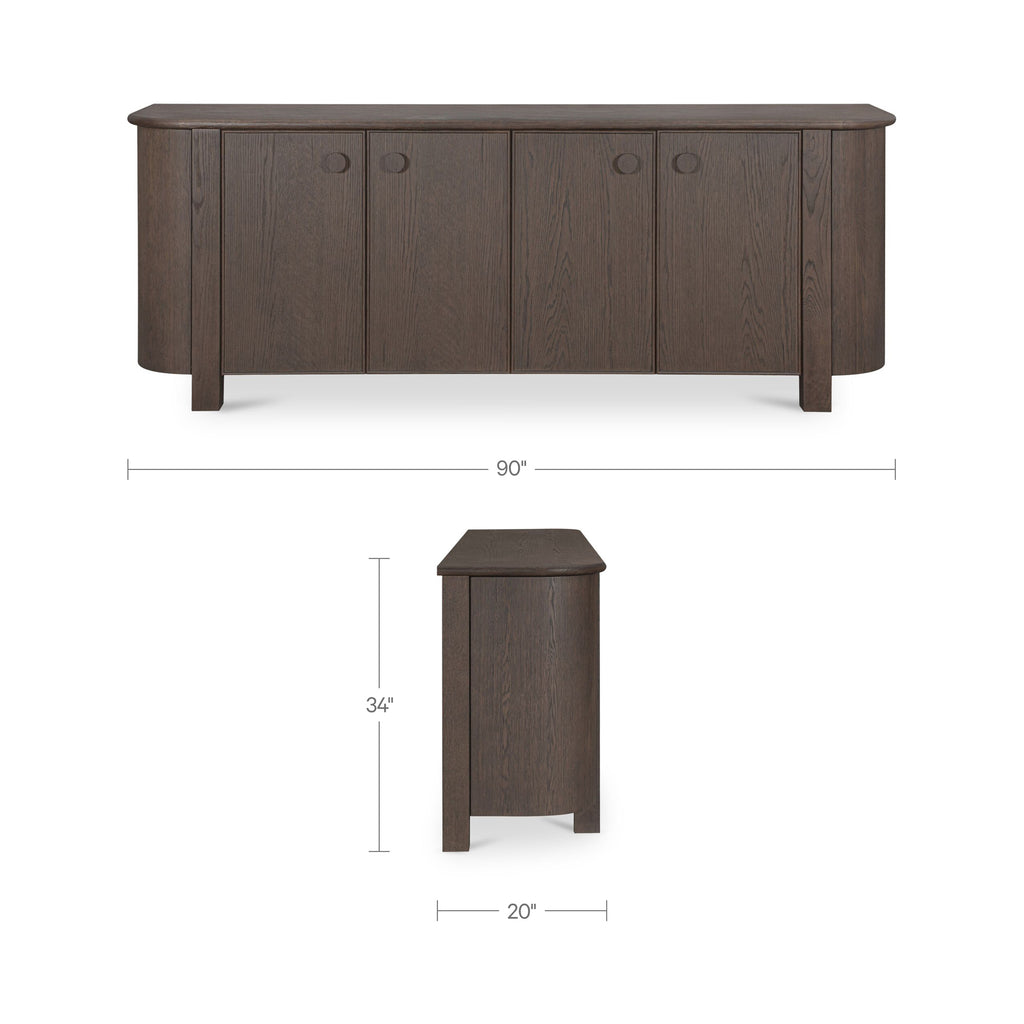 Loren Sideboard Dark Brown - 1630Living