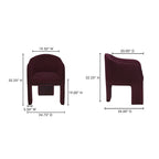 Clara Dining Chair Plum - 1630Living