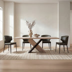 Delaney Dining Chair Dark Green - Set of Two - 1630Living