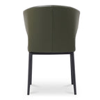 Delaney Dining Chair Dark Green - Set of Two - 1630Living