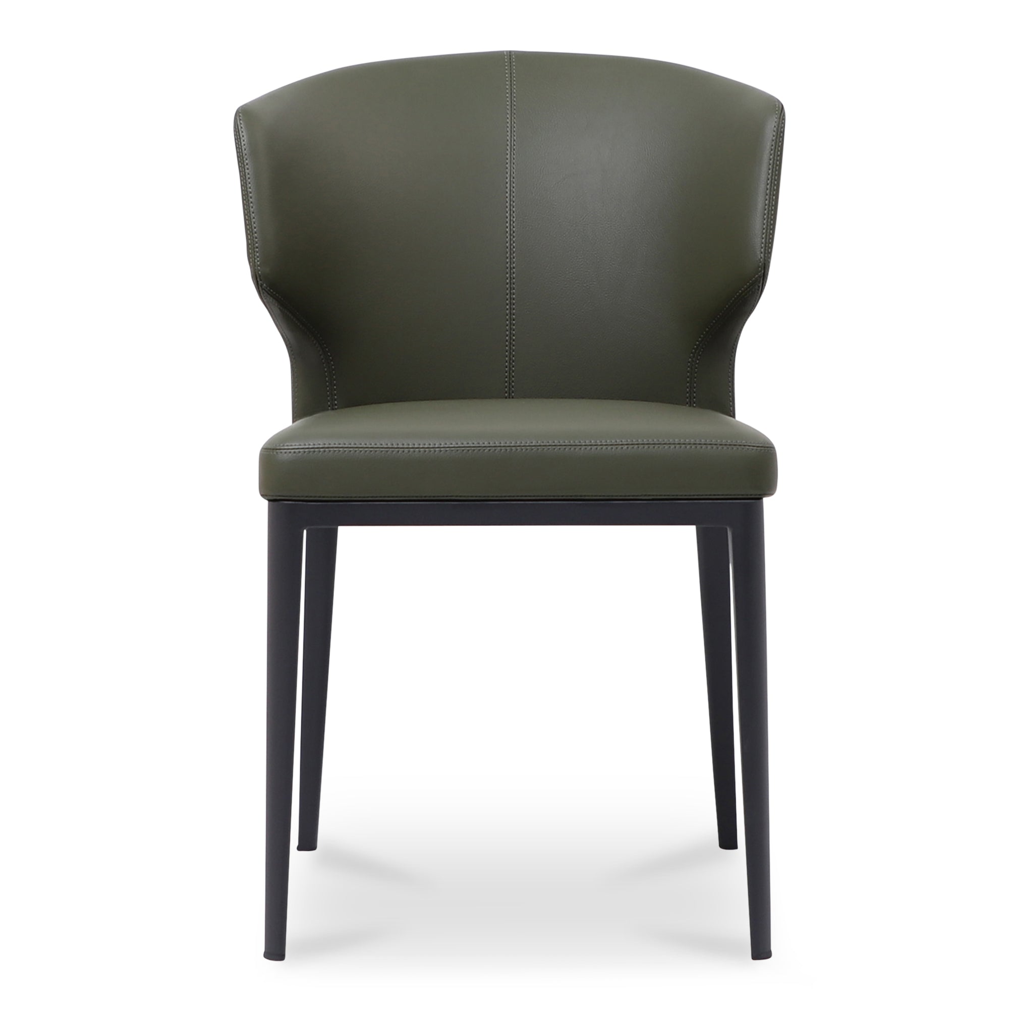 Delaney Dining Chair Dark Green - Set of Two - 1630Living