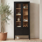 Hannah Tall Cabinet Black - 1630Living