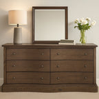 Clarence 6 Drawer Dresser Warm Brown - 1630Living