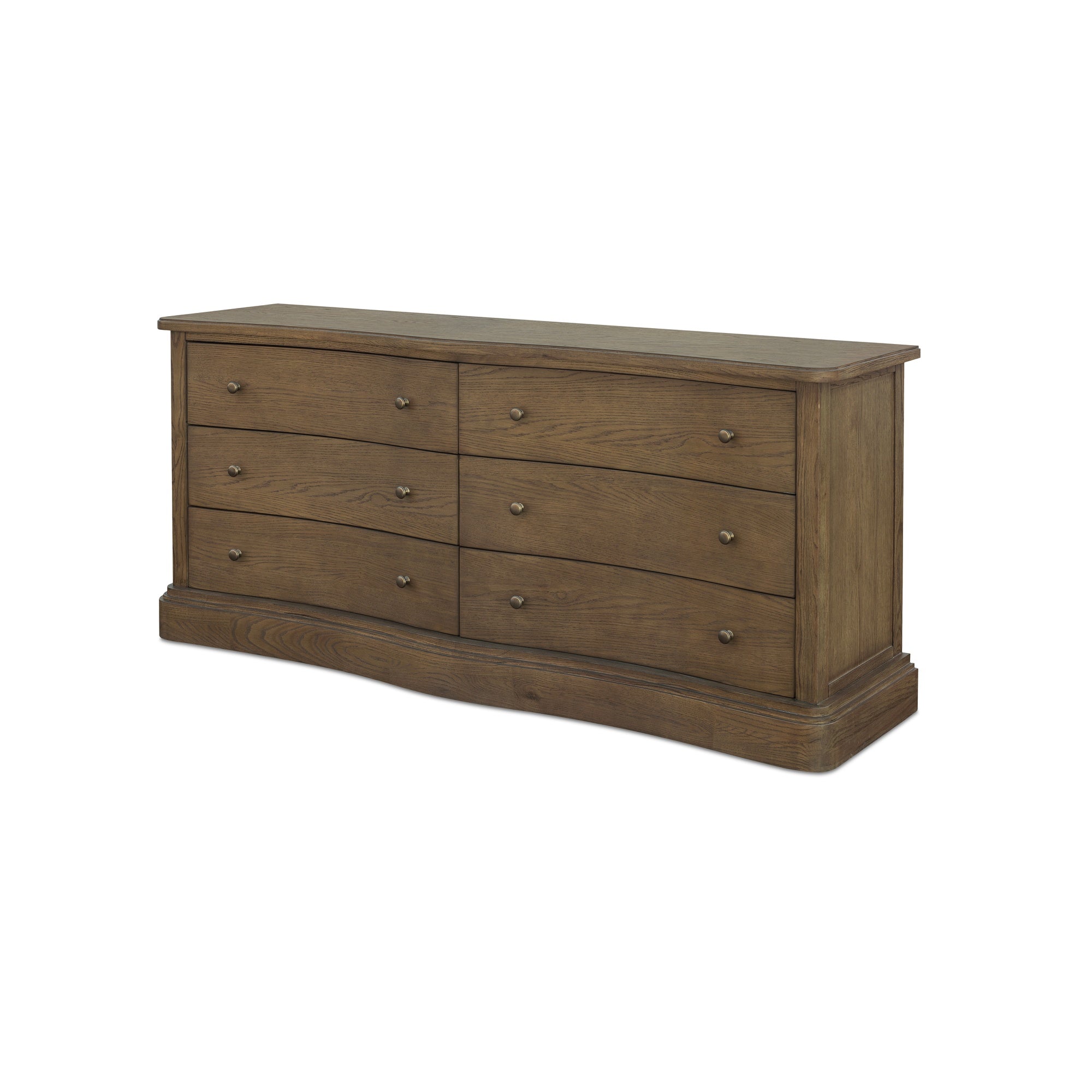 Clarence 6 Drawer Dresser Warm Brown - 1630Living