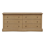 Clarence 6 Drawer Dresser Natural