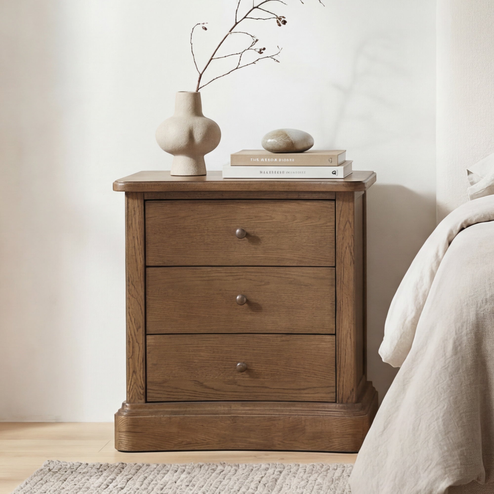 Clarence Nightstand Warm Brown - 1630Living
