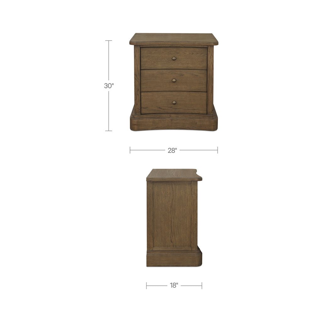 Clarence Nightstand Warm Brown - 1630Living