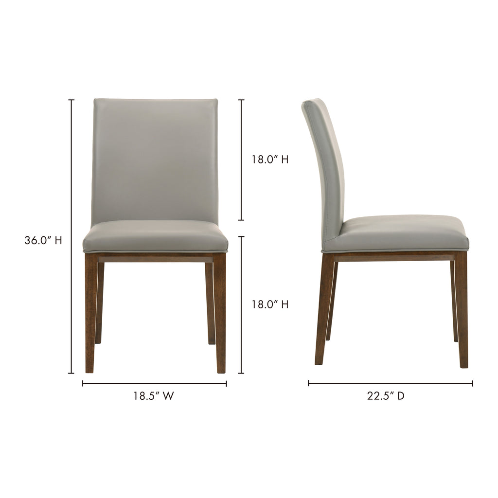 Frankie Dining Chair Grey - Set Of Two - 1630Living