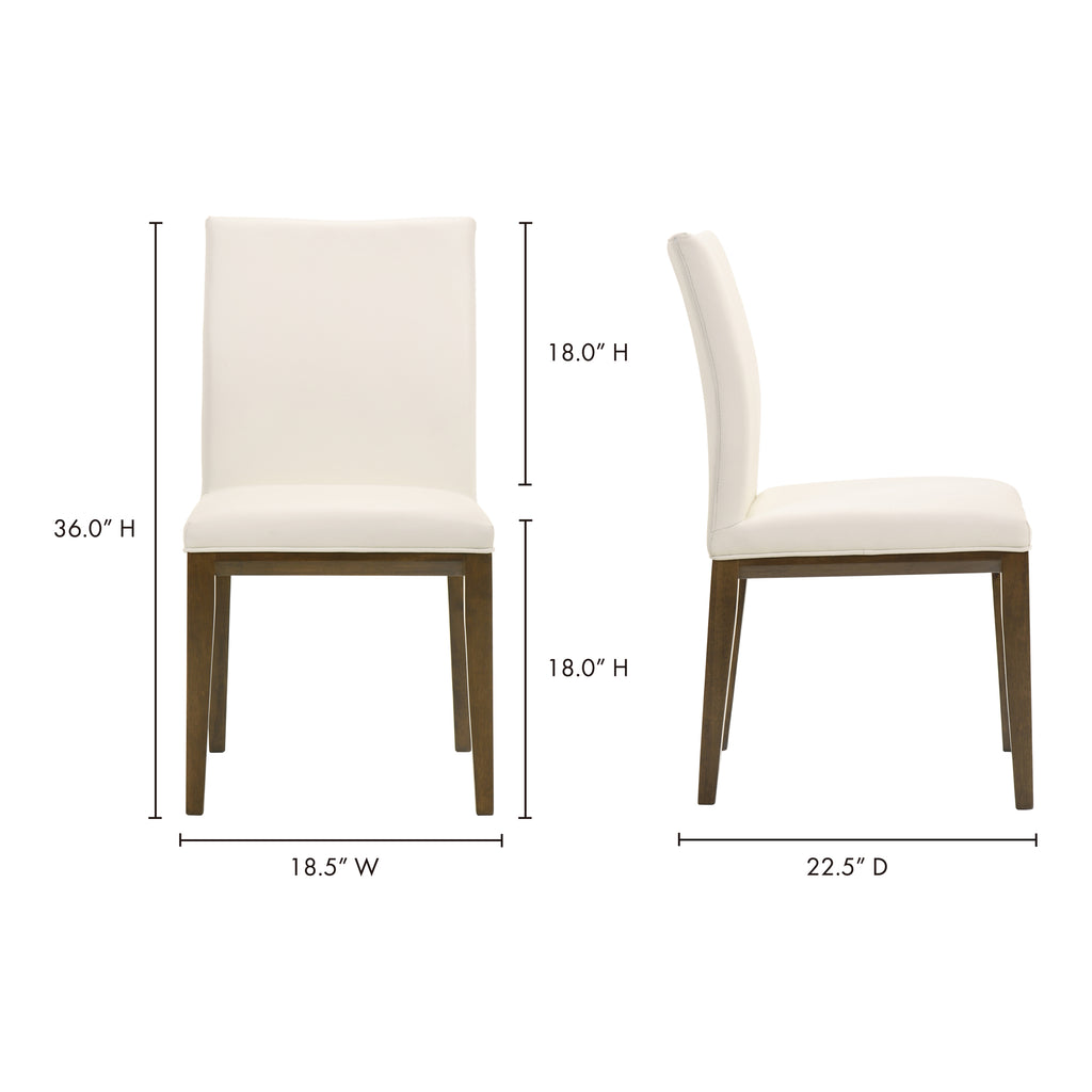 Frankie Dining Chair White - Set Of Two - 1630Living