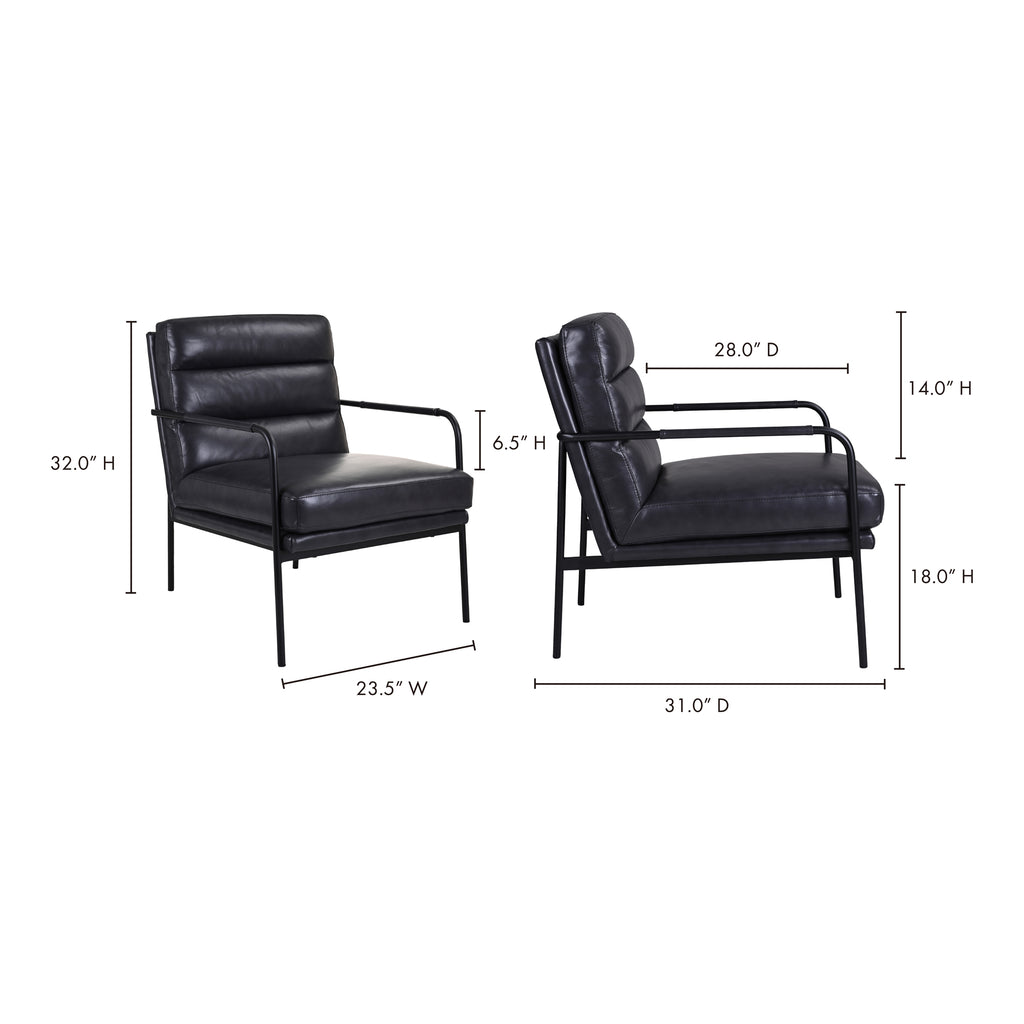 Verlaine Chair Raven Black - 1630Living