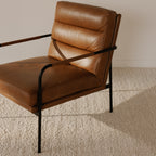 Verlaine Armchair Chestnut Brown - 1630Living