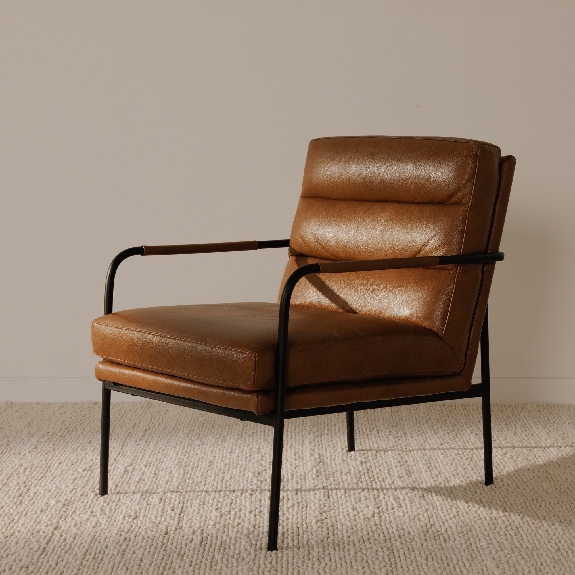 Verlaine Armchair Chestnut Brown - 1630Living