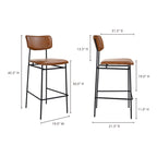 Sailor Bar Stool Brown - 1630Living