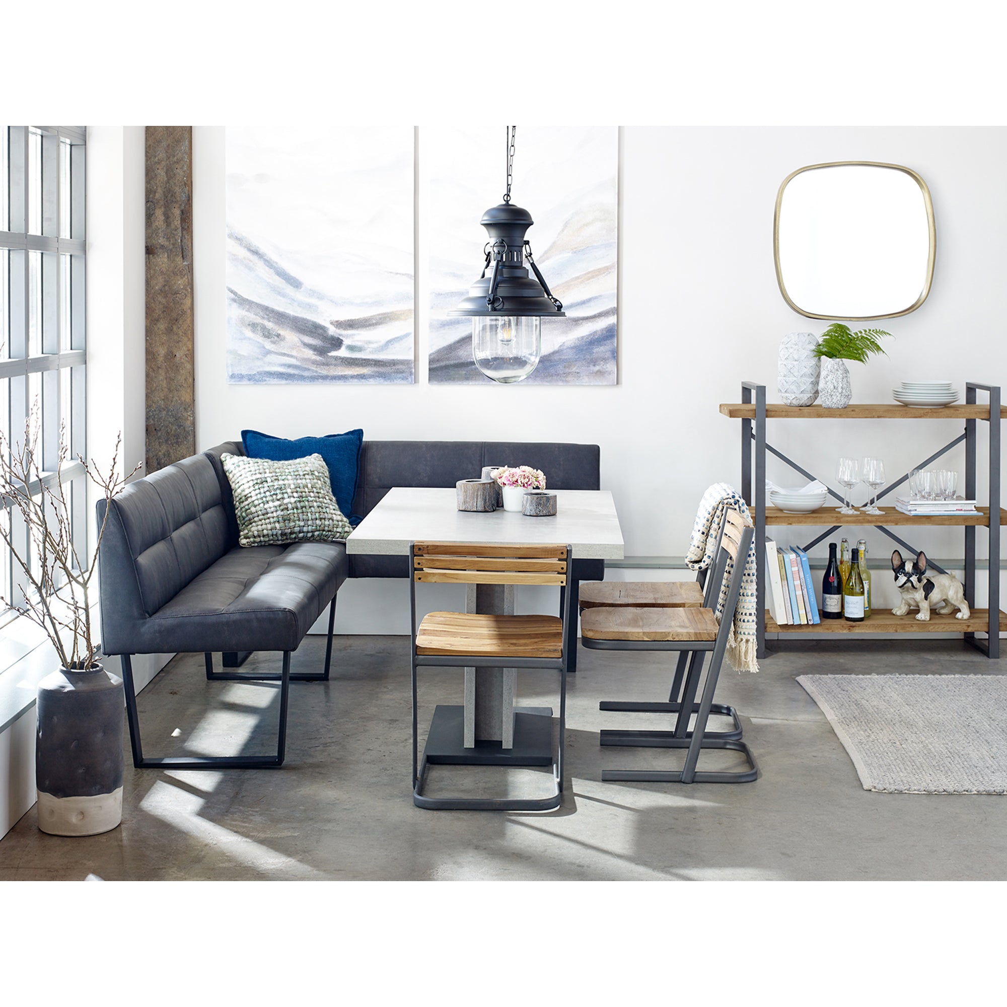 Hanlon Dining Table Light Grey - 1630Living