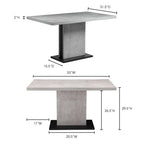 Hanlon Dining Table Light Grey - 1630Living