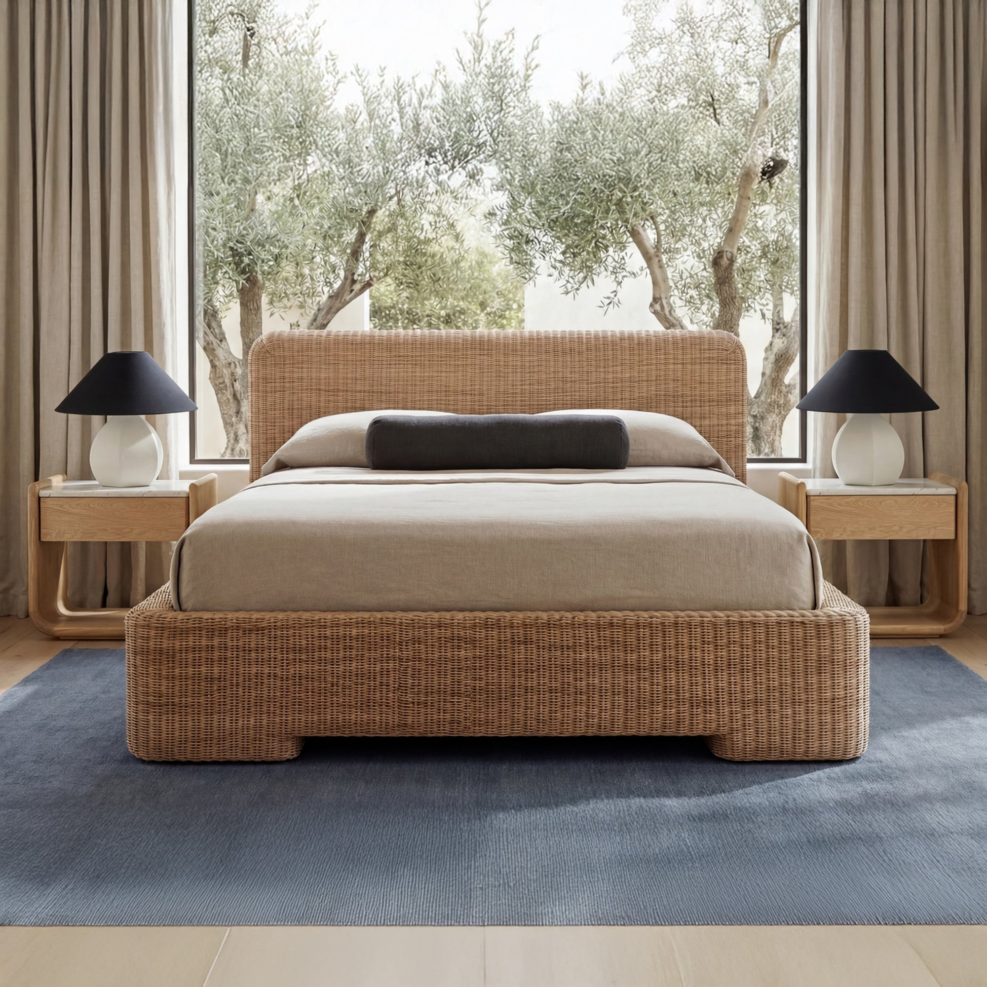 Claudia Bed King Natural - 1630Living