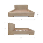 Claudia Bed King Natural - 1630Living