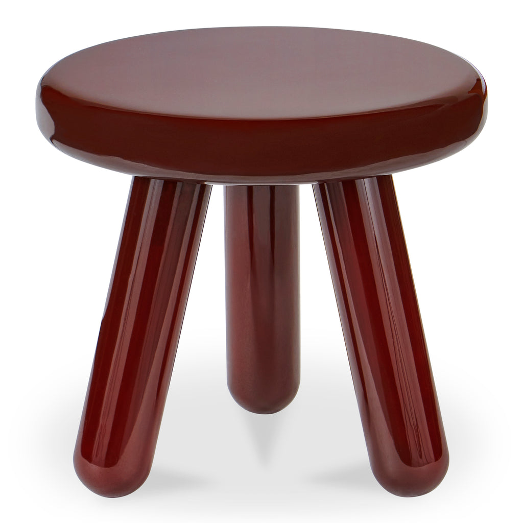 Joy Accent Table Deep Red Lacquer - 1630Living
