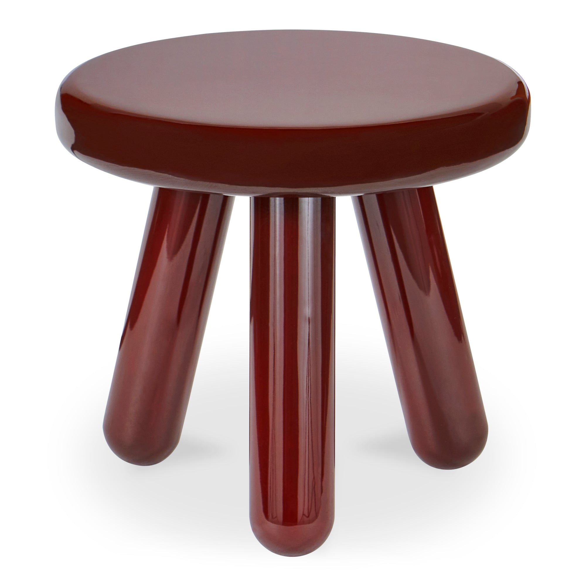 Joy Accent Table Deep Red Lacquer - 1630Living