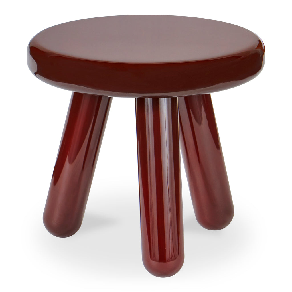 Joy Accent Table Deep Red Lacquer - 1630Living