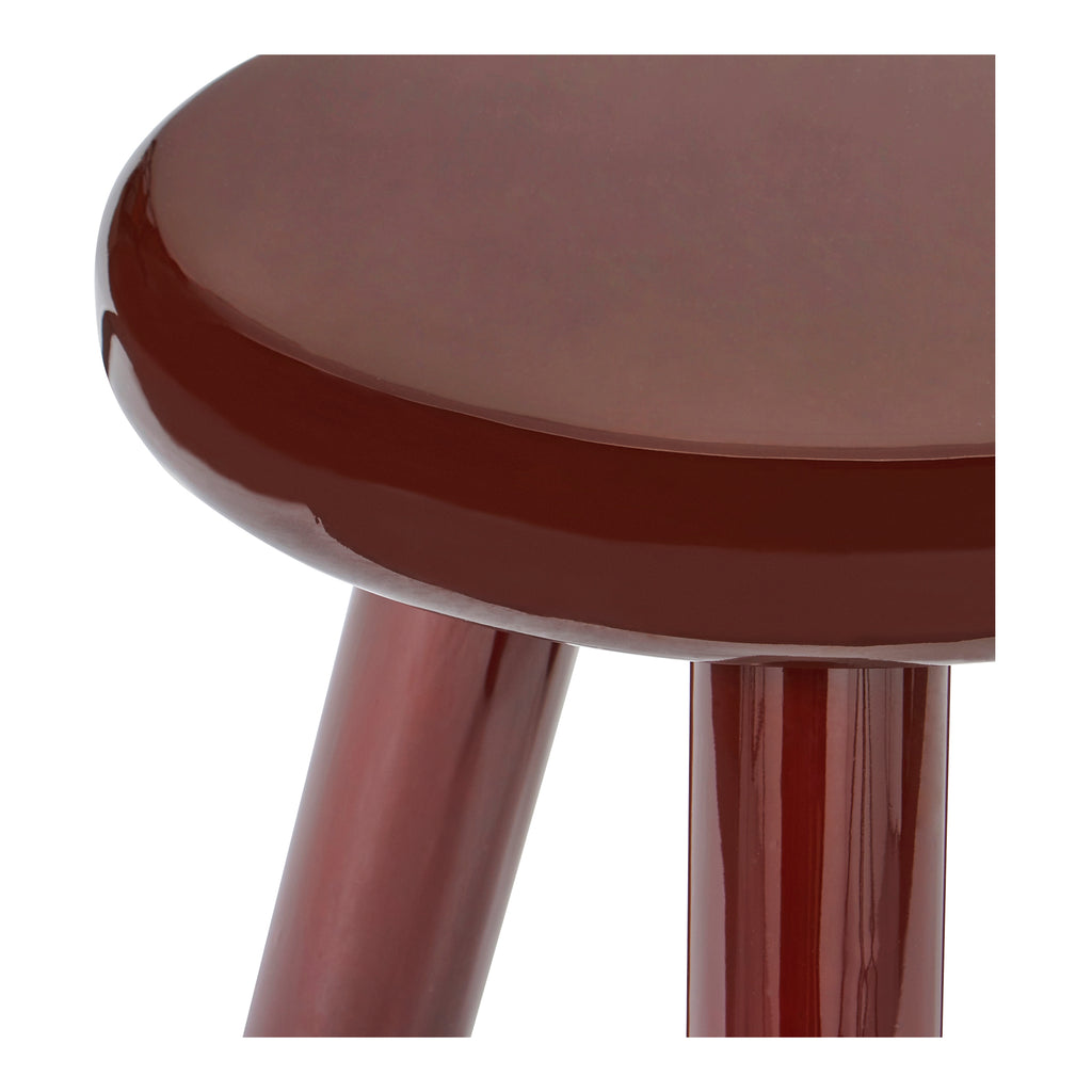 Joy Accent Table Deep Red Lacquer - 1630Living