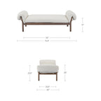 Cardero Daybed Ivory - 1630Living