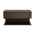 Jonah Floating Nightstand Dark Brown - 1630Living