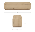Sawyer Coffee Table Rustic Oak - 1630Living