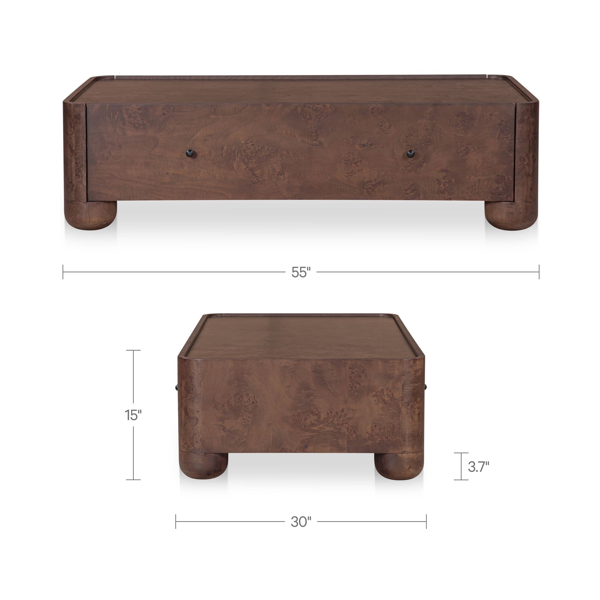 Gibson Coffee Table Burl - 1630Living
