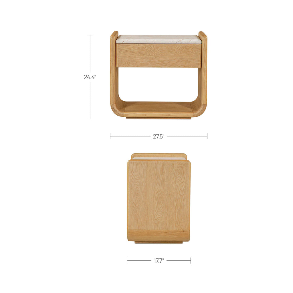 Enns Nightstand Natural - 1630Living