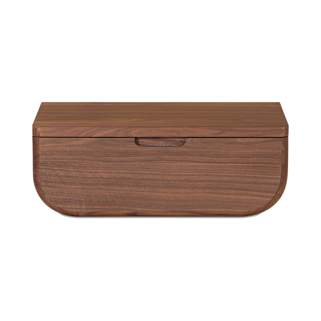 Hettie Floating Nightstand Dark Brown - 1630Living