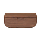 Hettie Floating Nightstand Dark Brown - 1630Living