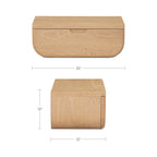 Hettie Floating Nightstand Natural - 1630Living