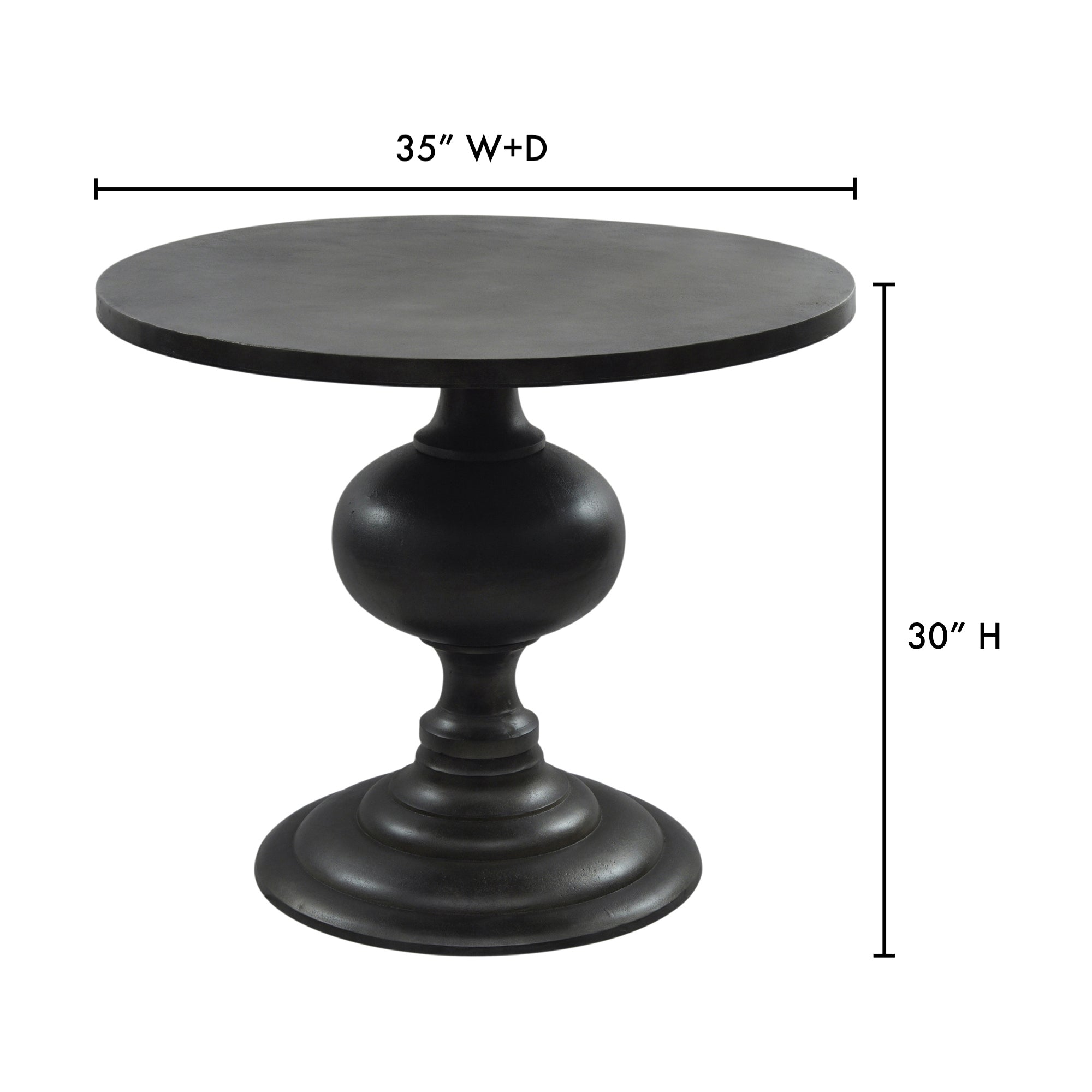 Lexie Dining Table Black - 1630Living