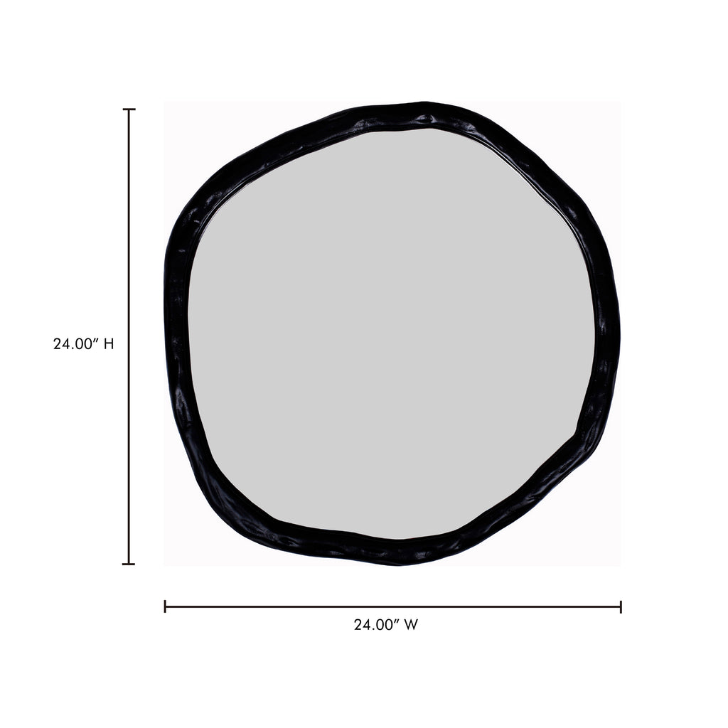 Foundry Small Mirror Black - 1630Living
