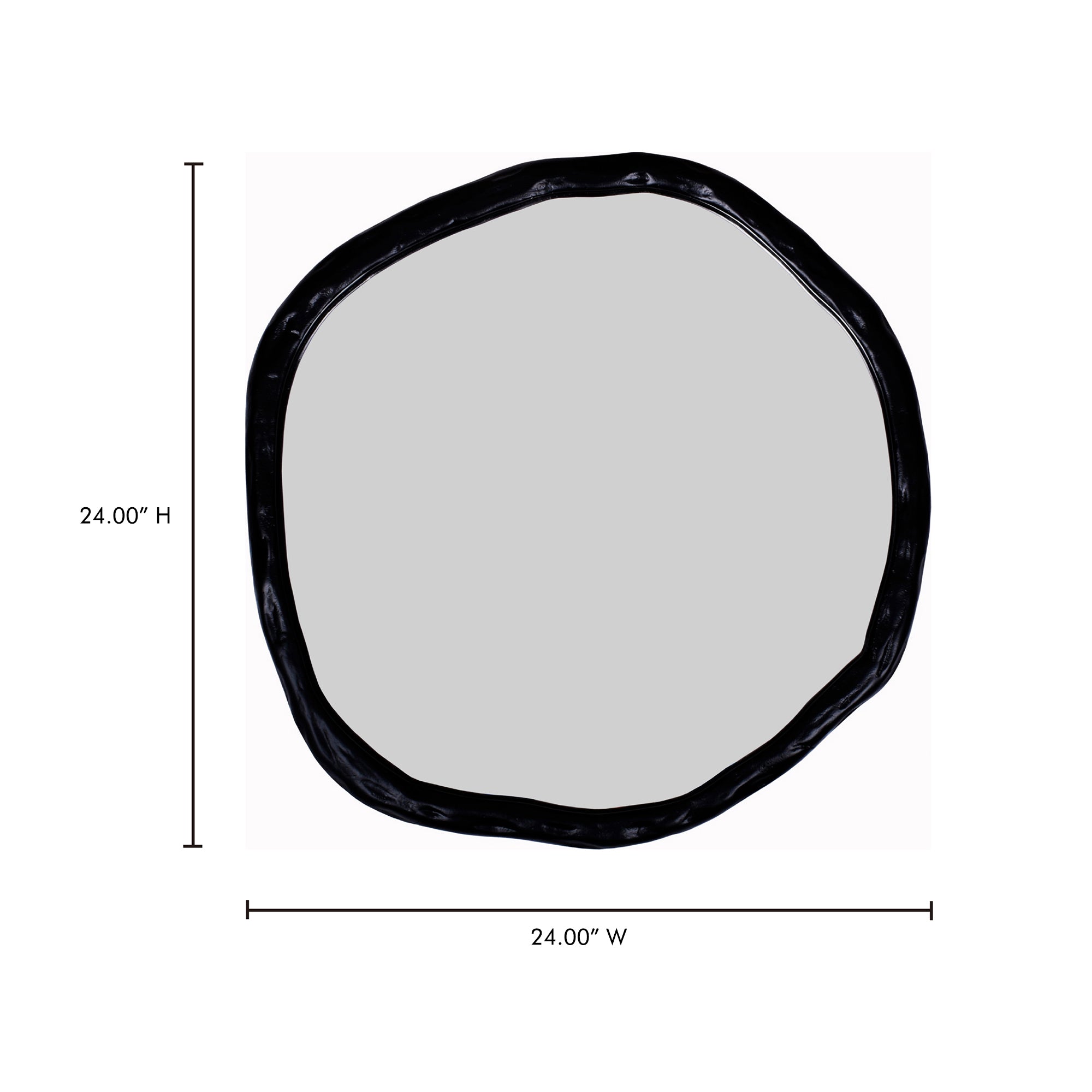 Foundry Small Mirror Black - 1630Living